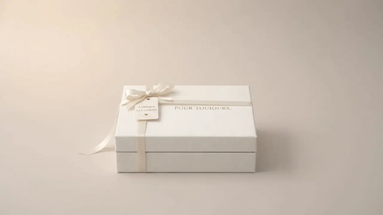 Ouverture du coffret et r&eacute;v&eacute;lation de la cassette audio personnalis&eacute;e